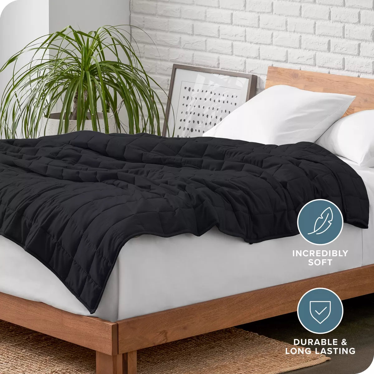 60"X80" 17-22Lbs Weighted Blanket by Bare Home